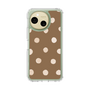 Slim Protection Case［ Watercolor Dots Retro Color - Brown ］