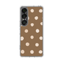 Slim Protection Case［ Watercolor Dots Retro Color - Brown ］