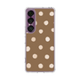 Slim Protection Case［ Watercolor Dots Retro Color - Brown ］