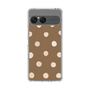 Slim Protection Case［ Watercolor Dots Retro Color - Brown ］