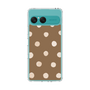 Slim Protection Case［ Watercolor Dots Retro Color - Brown ］