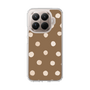 Slim Protection Case［ Watercolor Dots Retro Color - Brown ］