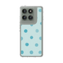 Slim Protection Case［ Watercolor Dots Retro Color - Light Blue ］