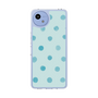 Slim Protection Case［ Watercolor Dots Retro Color - Light Blue ］