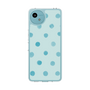 Slim Protection Case［ Watercolor Dots Retro Color - Light Blue ］