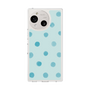 Slim Protection Case［ Watercolor Dots Retro Color - Light Blue ］