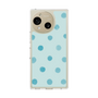 Slim Protection Case［ Watercolor Dots Retro Color - Light Blue ］