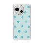 Slim Protection Case［ Watercolor Dots Retro Color - Light Blue ］