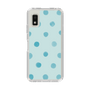 Slim Protection Case［ Watercolor Dots Retro Color - Light Blue ］