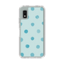 Slim Protection Case［ Watercolor Dots Retro Color - Light Blue ］
