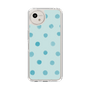 Slim Protection Case［ Watercolor Dots Retro Color - Light Blue ］
