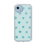 Slim Protection Case［ Watercolor Dots Retro Color - Light Blue ］