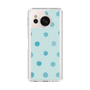 Slim Protection Case［ Watercolor Dots Retro Color - Light Blue ］