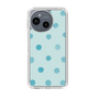 Slim Protection Case［ Watercolor Dots Retro Color - Light Blue ］