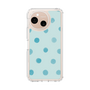 Slim Protection Case［ Watercolor Dots Retro Color - Light Blue ］