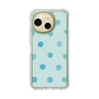 Slim Protection Case［ Watercolor Dots Retro Color - Light Blue ］