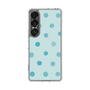 Slim Protection Case［ Watercolor Dots Retro Color - Light Blue ］