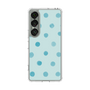 Slim Protection Case［ Watercolor Dots Retro Color - Light Blue ］