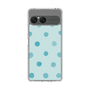 Slim Protection Case［ Watercolor Dots Retro Color - Light Blue ］