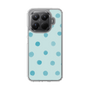 Slim Protection Case［ Watercolor Dots Retro Color - Light Blue ］