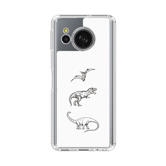Slim Protection Case［ Dinosaurs No.1 - White ］