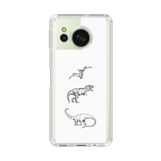 Slim Protection Case［ Dinosaurs No.1 - White ］