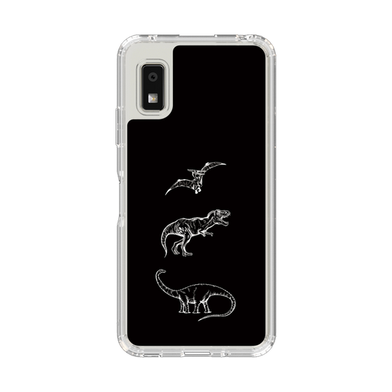 Slim Protection Case［ Dinosaurs No.1 - Black ］
