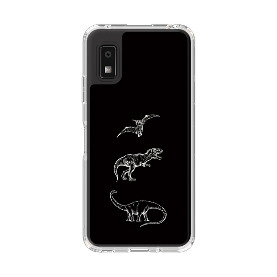 Slim Protection Case［ Dinosaurs No.1 - Black ］