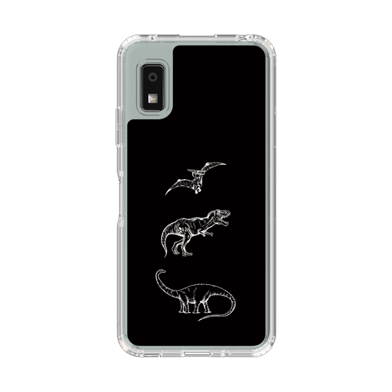Slim Protection Case［ Dinosaurs No.1 - Black ］