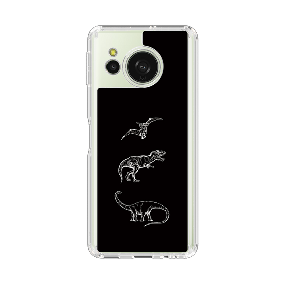 Slim Protection Case［ Dinosaurs No.1 - Black ］