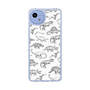 Slim Protection Case［ Dinosaurs No.2 - White ］