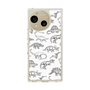 Slim Protection Case［ Dinosaurs No.2 - White ］