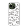 Slim Protection Case［ Dinosaurs No.2 - White ］