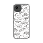 Slim Protection Case［ Dinosaurs No.2 - White ］