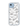 Slim Protection Case［ Dinosaurs No.2 - White ］