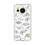 Slim Protection Case［ Dinosaurs No.2 - White ］