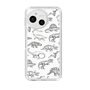 Slim Protection Case［ Dinosaurs No.2 - White ］
