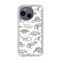 Slim Protection Case［ Dinosaurs No.2 - White ］