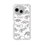 Slim Protection Case［ Dinosaurs No.2 - White ］