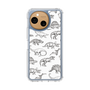Slim Protection Case［ Dinosaurs No.2 - White ］