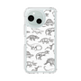Slim Protection Case［ Dinosaurs No.2 - White ］