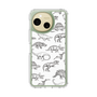Slim Protection Case［ Dinosaurs No.2 - White ］