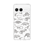 Slim Protection Case［ Dinosaurs No.2 - White ］