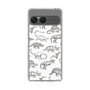 Slim Protection Case［ Dinosaurs No.2 - White ］