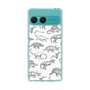 Slim Protection Case［ Dinosaurs No.2 - White ］