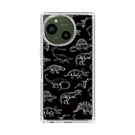 Slim Protection Case［ Dinosaurs No.2 - Black ］