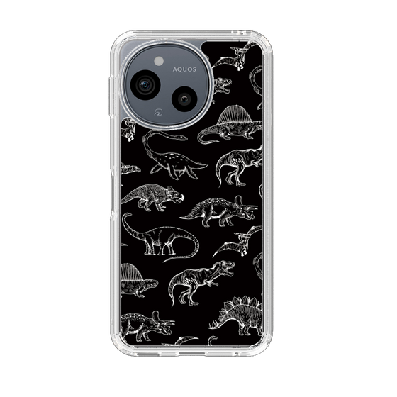Slim Protection Case［ Dinosaurs No.2 - Black ］