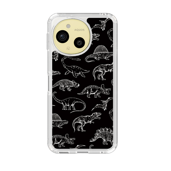 Slim Protection Case［ Dinosaurs No.2 - Black ］