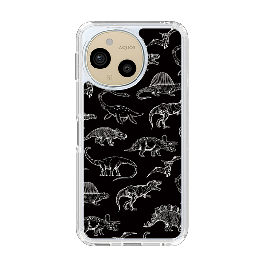Slim Protection Case［ Dinosaurs No.2 - Black ］