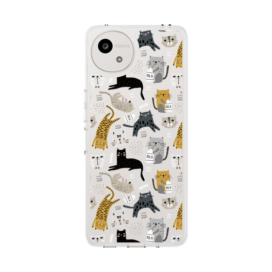 Slim Protection Case［ Funny Cats - 01 ］